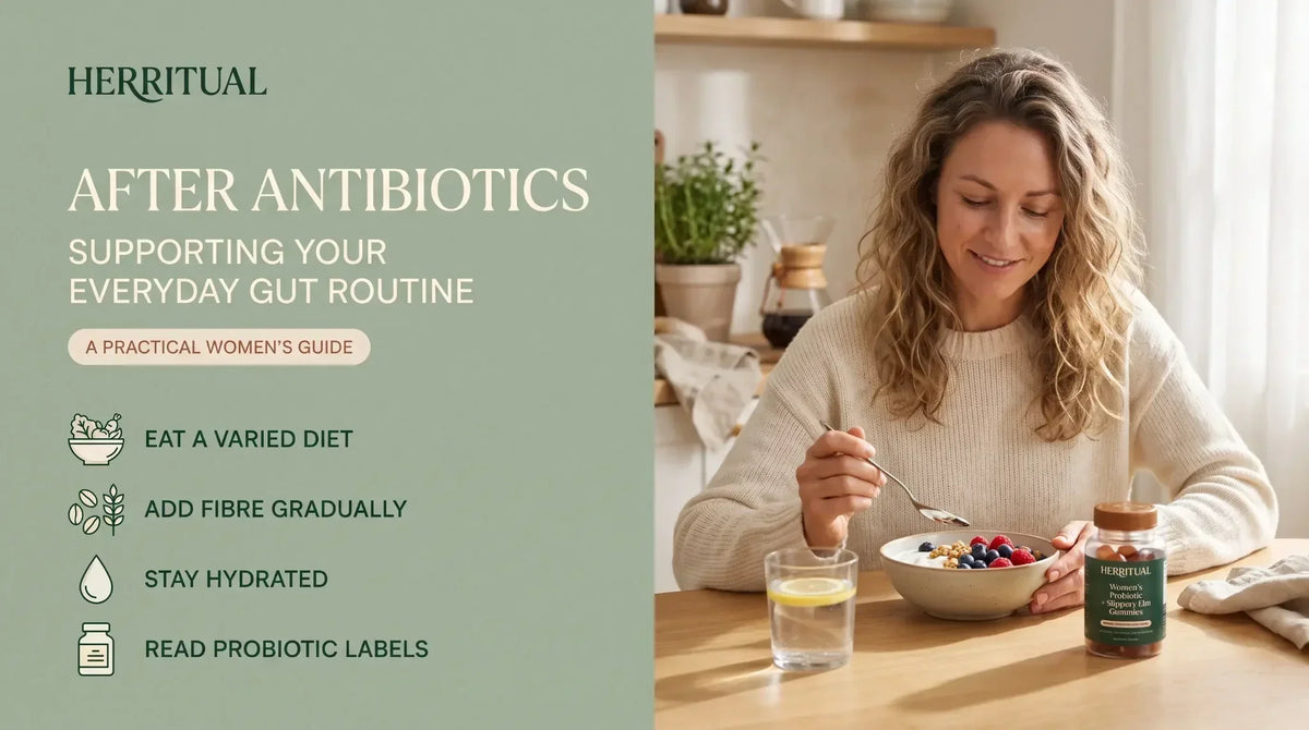Probiotics After Antibiotics: A Practical HERRITUAL Guide for Women