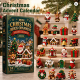 Build Your Christmas – 24 Mini Brick Ornaments