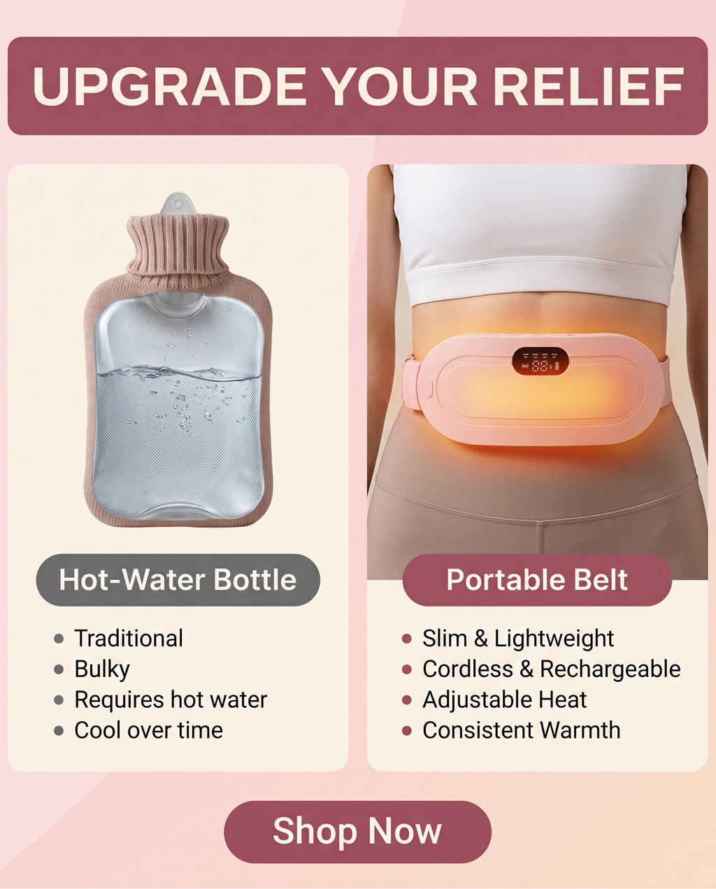 Herritual Heated and Massaged Belt