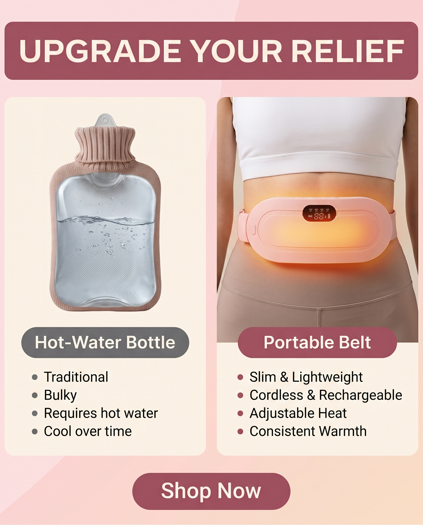 Herritual Heated and Massaged Belt