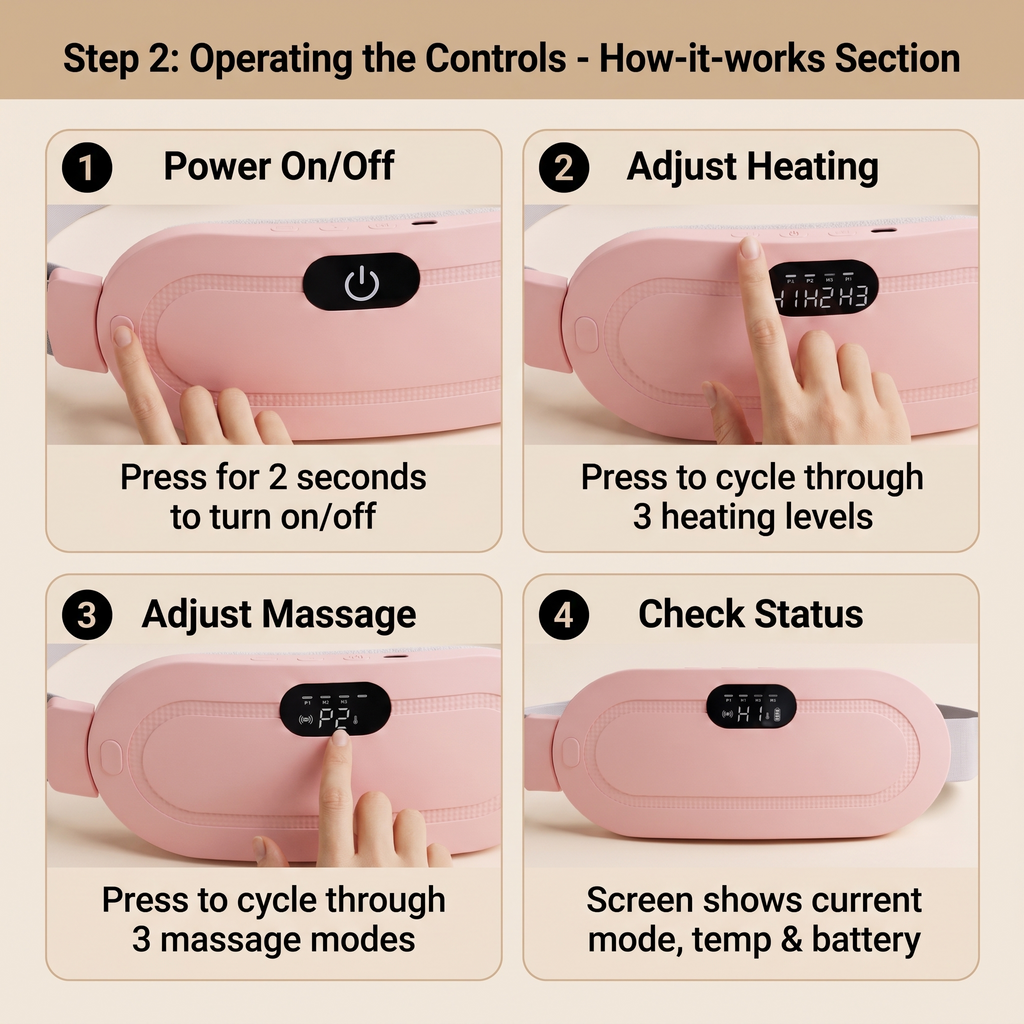 Herritual Heated and Massaged Belt